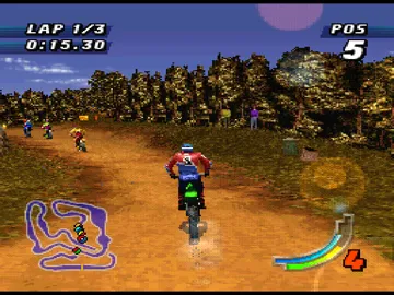 Jeremy McGrath Supercross 98 (EU) screen shot game playing